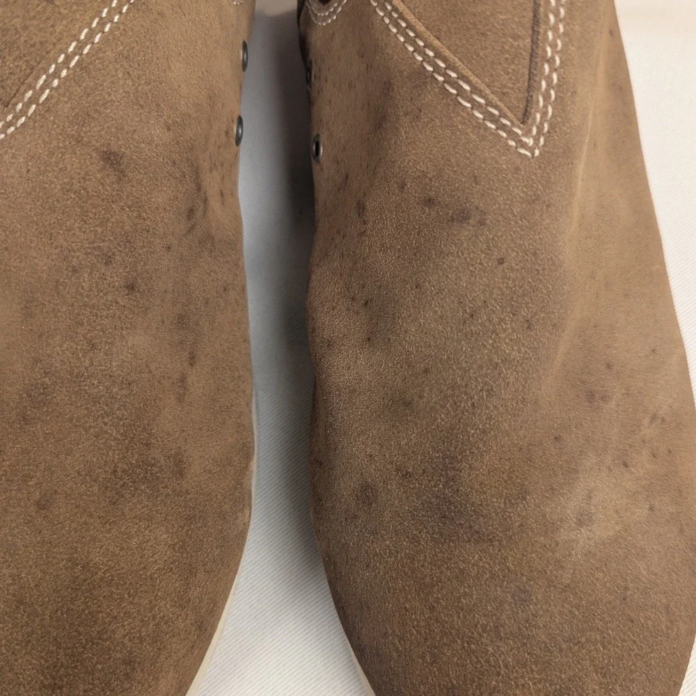 11.5 US Blundstone Distressed Active Series Brown Suede Chelsea Boots Mens